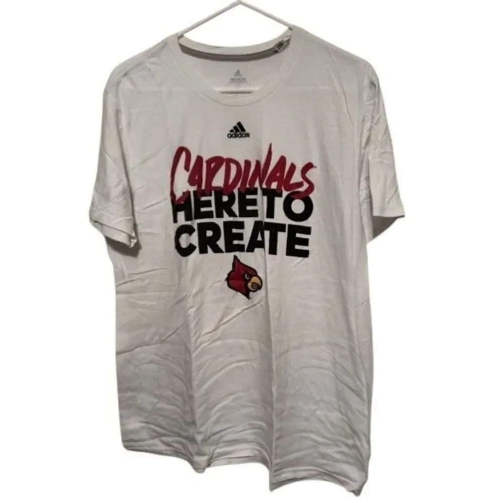 Louisville Cardinals Size Men’s Large Adidas Go To T-Shirt